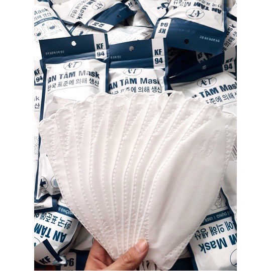Túi 10 chiếc khẩu trang KF94 An Tâm phân phối bởi Jasmine Baby Hàng Việt Nam chất lượng cao