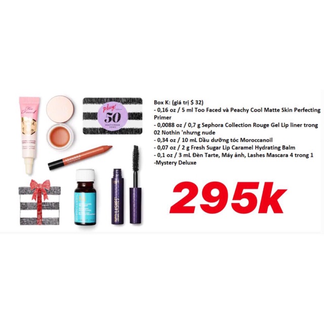 Sephora box K