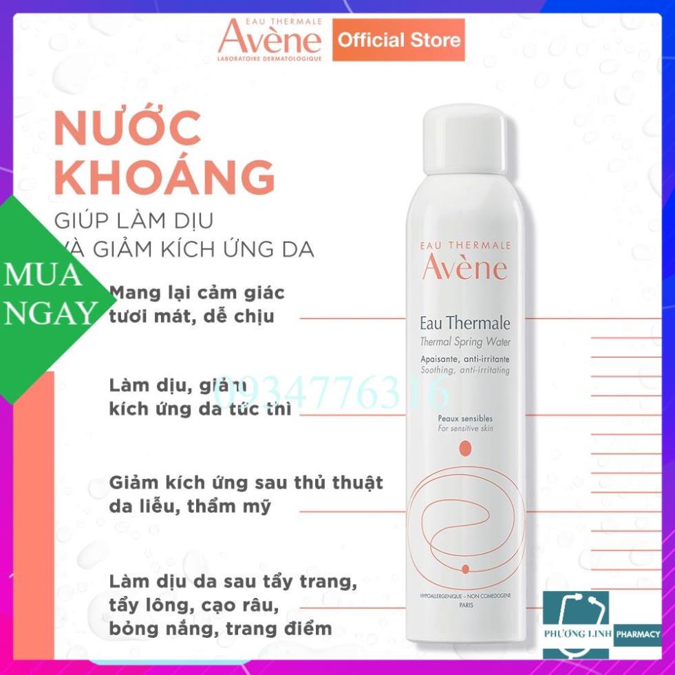 [CHÍNH HÃNG] Nước xịt khoáng cấp ẩm và làm dịu da AVÈNE THERMAL SPRING WATER
