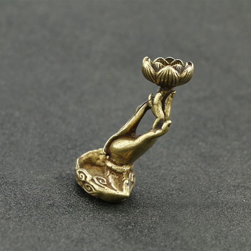 Lư hương chảy ngược bằng đồng làm quà tặng thư giãn tập yoga tại nhà