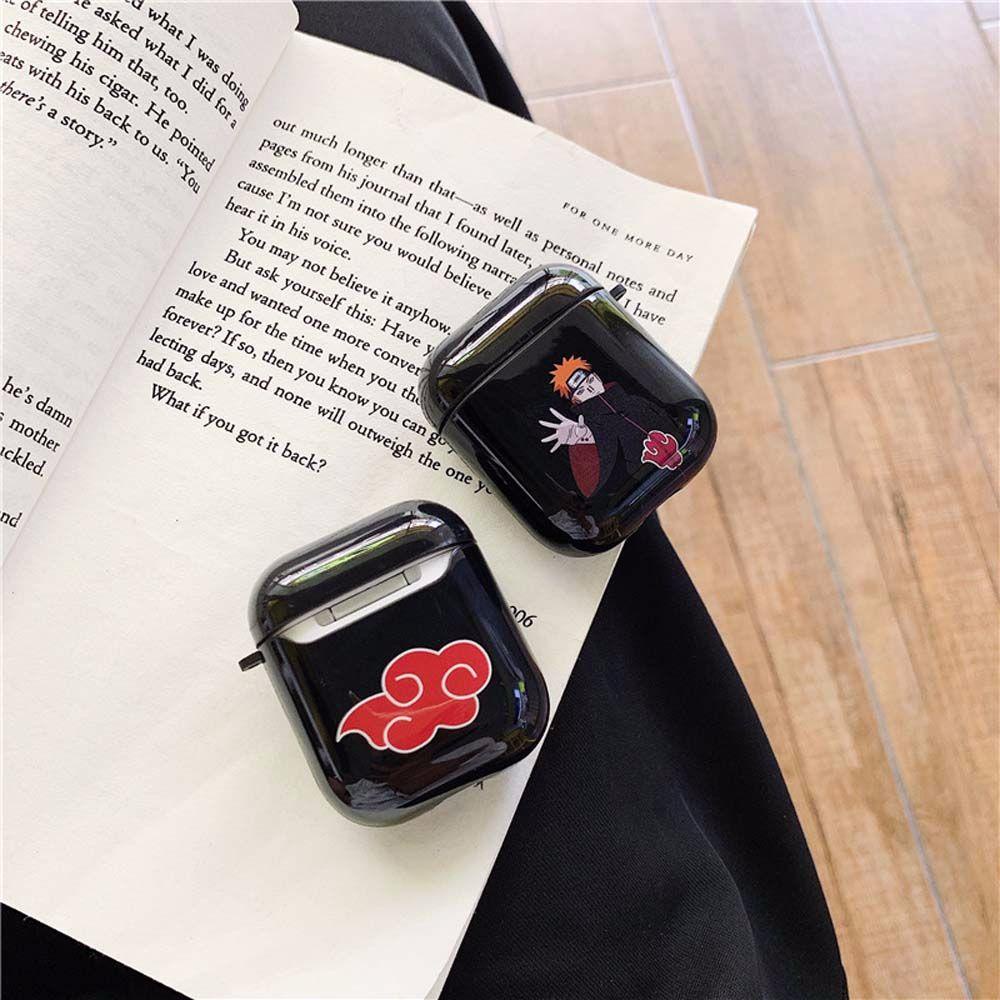 Vỏ Bảo Vệ Hộp Sạc Tai Nghe Airpods 1 2 Bằng TPU Họa Tiết Hoạt Hình Naruto Uchiha Sasuke Uzumaki