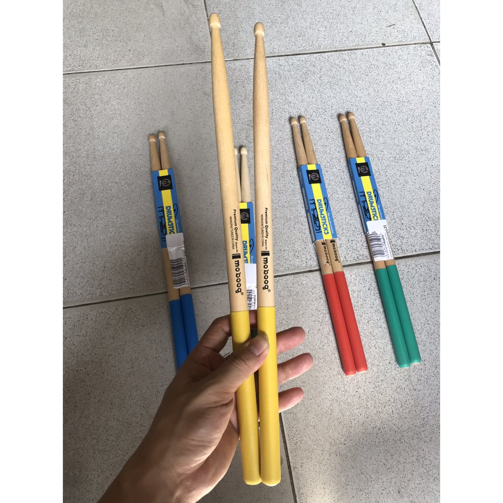 Dùi trống jazz Moboog 5A nhiều màu