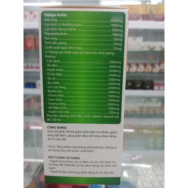 Siro ho Tỏi đen chanh đào mật ong