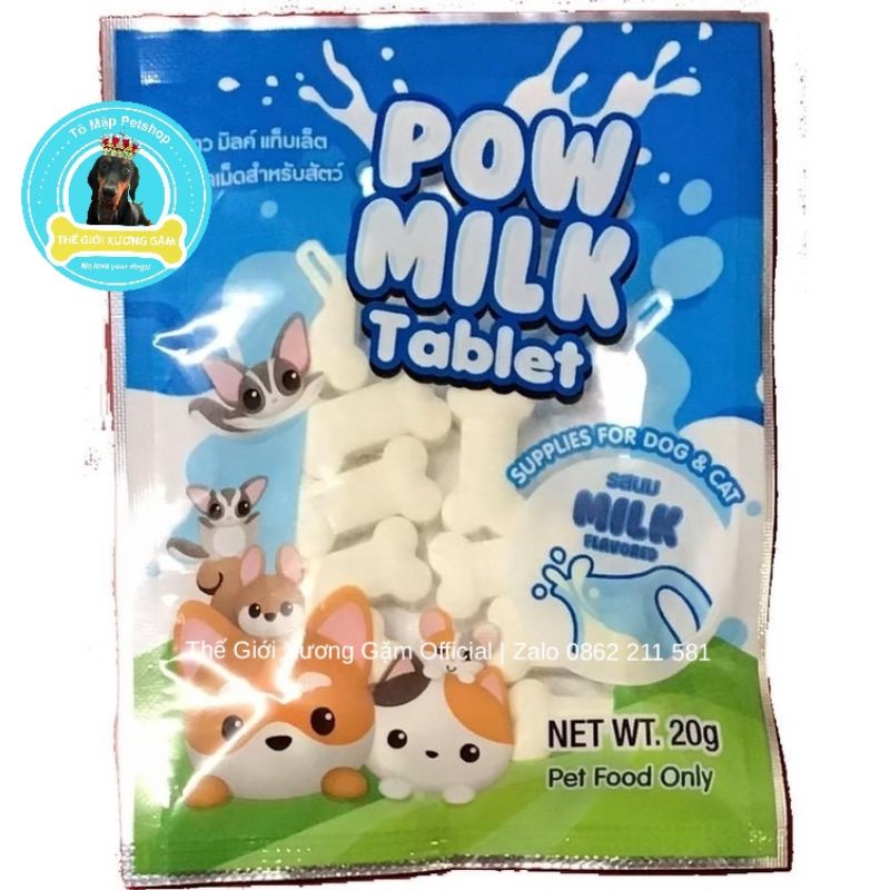 [Mã PET50K giảm Giảm 10% - Tối đa 50K đơn từ 250K] [HOT] KẸO SỮA DÊ THÁI POWMILK GÓI MINI 20GR