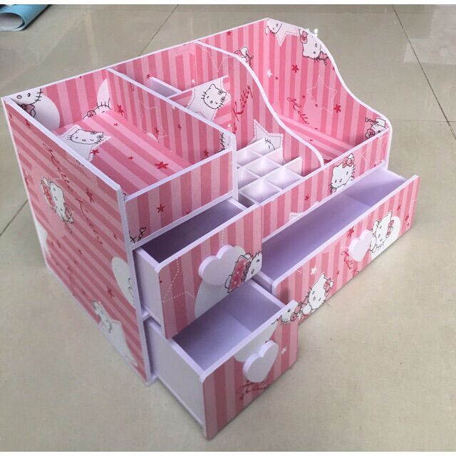 Tủ đựng mỹ phẩm kitty 3 học cutee