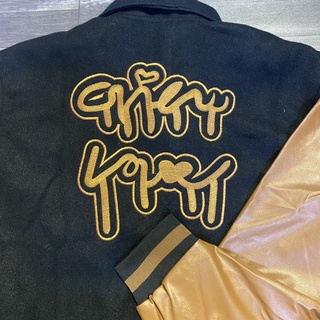 [ Hot ] Áo khoác varsity jacket nâu đen
