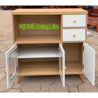 Tủ đa năng chân gỗ hiện đại