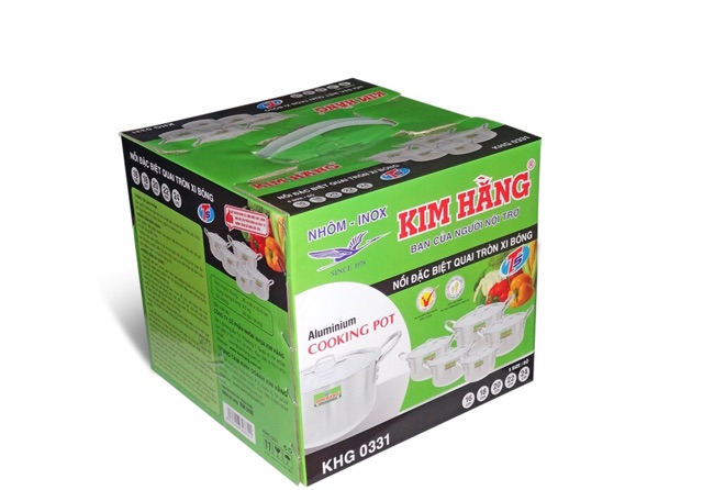 Bộ 5 nồi Kim Hằng / nồi Kim Hằng / nồi nhôm / bộ nồi nhôm Kim Hằng T5