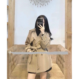 Áo khoác Mangto kaki dáng lỡ