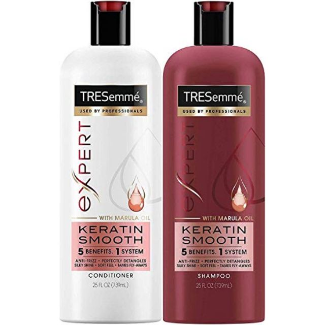 COMBO Dầu gội, xả TRESemme Keratin Smooth