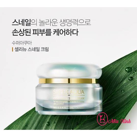 KEM DƯƠNG TRẮNG DA [MISSHA] Super Aqua Cell Renew Snail Cream