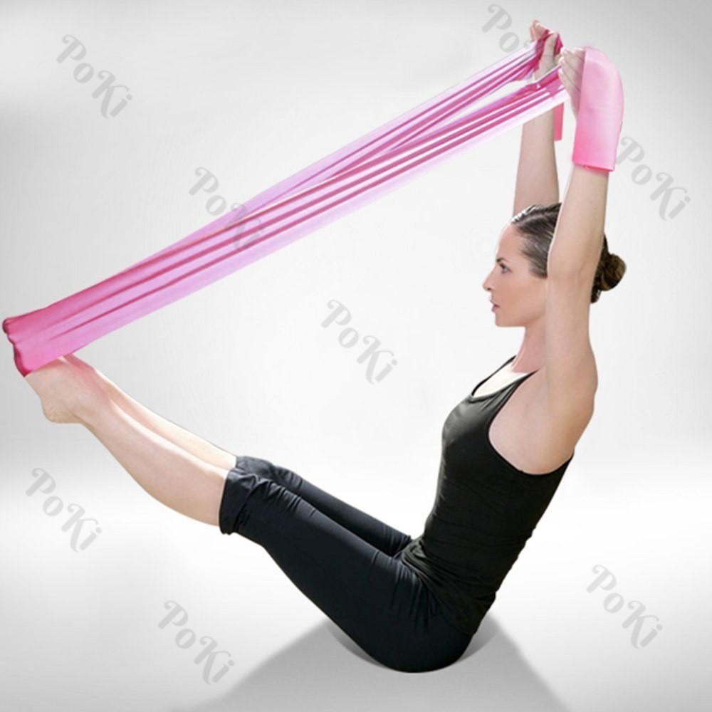 Dây thun tập Yoga 1.5m, dây tập kháng lực cao cấp - POKI