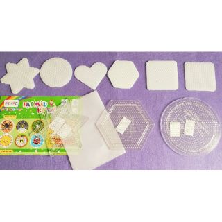 Khuôn xếp hạt màu thần kỳ Edugmaes ( Màu tùy đợt hàng)Tặng kèm giấy ủi và giấy hướng dẫn