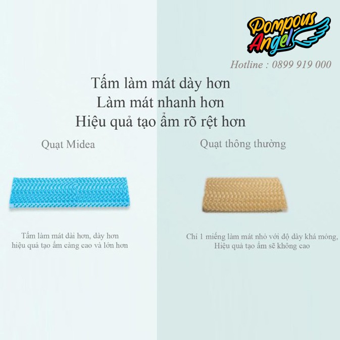 [CHÍNH HÃNG] Quạt tháp không cánh ,quạt điều hòa điều khiển từ xa, quạt đứng, quạt hơi nước MIDEA 120AC-18AR có bánh xe | BigBuy360 - bigbuy360.vn