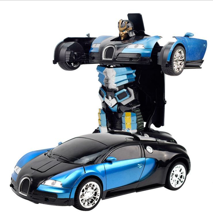 Đồ chơi xe điều khiển robot biến hình BUGATTI