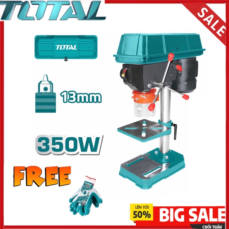 TOTAL Máy khoan bàn TDP133501