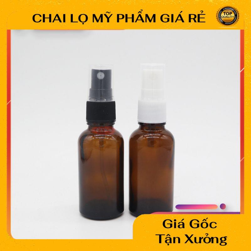 Chai thủy tinh xịt phun sương 5ml/10ml/15ml/20ml/30ml - chai lọ chiết mỹ phẩm - lọ đựng nước hoa