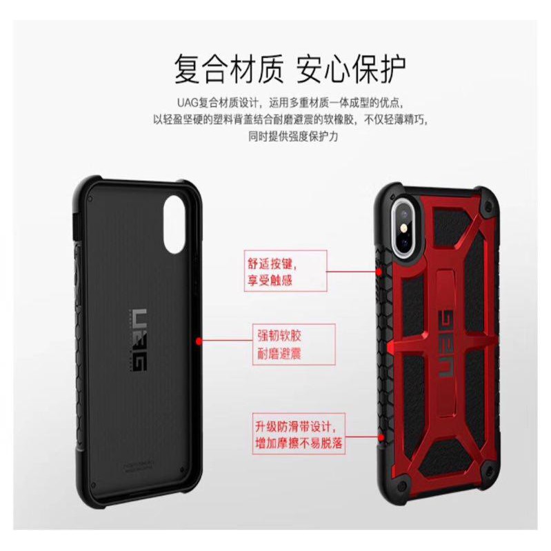 Ốp Lưng Cứng Họa Tiết Uag Monarch Metropolis Cho Iphone 6 / 7 / 8 6 + / 7 + / 8 + X / Xs Xr Xs Max