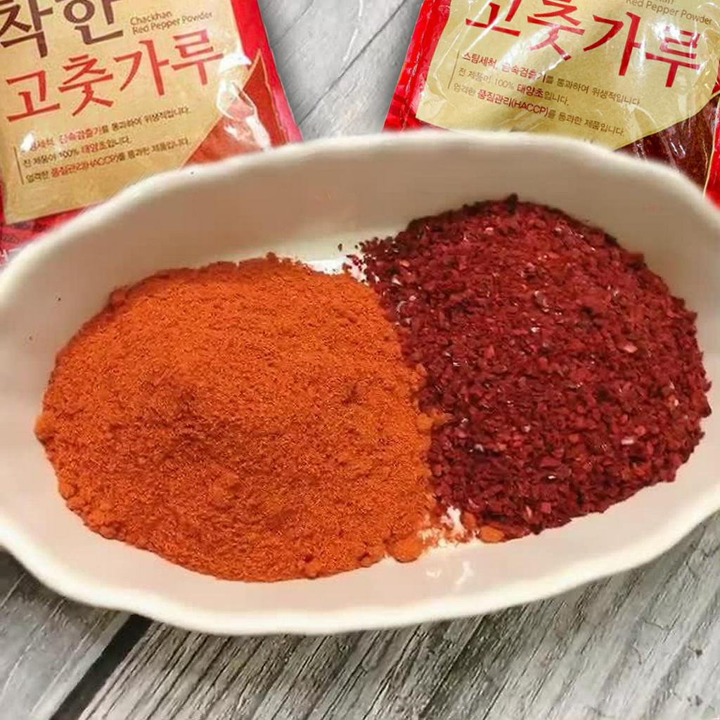 Ớt Bột Hàn Quốc NONGWOO Mịn Vảy 1kg Nấu Mì Cay, Làm Kim Chi