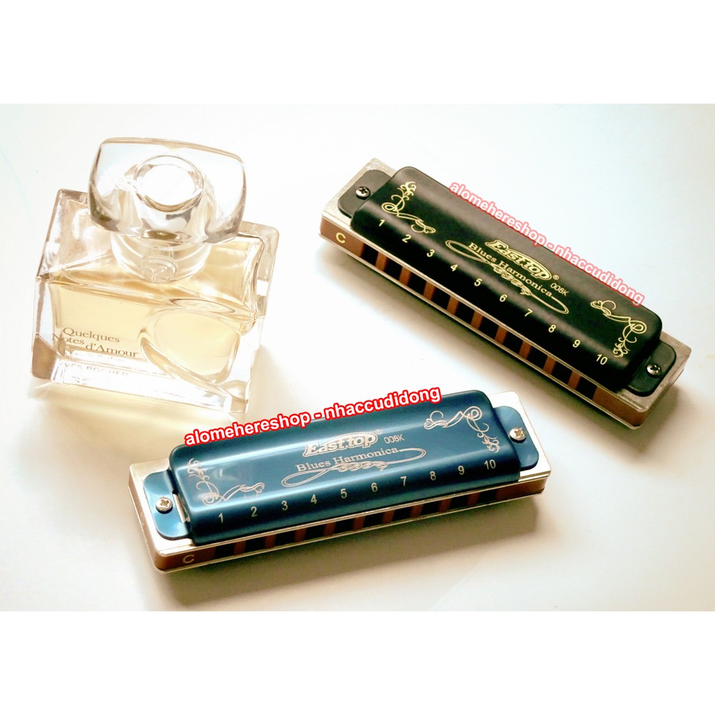 Kèn harmonica Easttop T008K Xanh key C