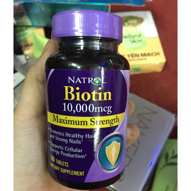 Thuốc uống kích mọc tóc Biotin