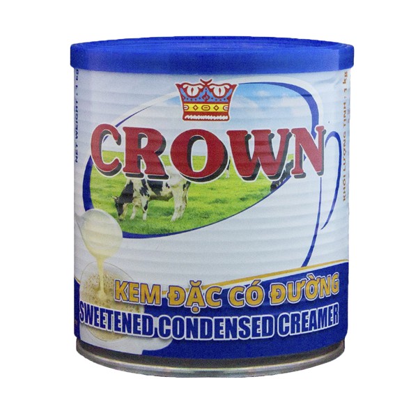 SỮA ĐẶC CÓ ĐƯỜNG hiệu CROWN hộp 1kg
