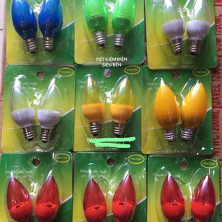 Bộ 10 bóng đèn trái ớt LED Đỏ