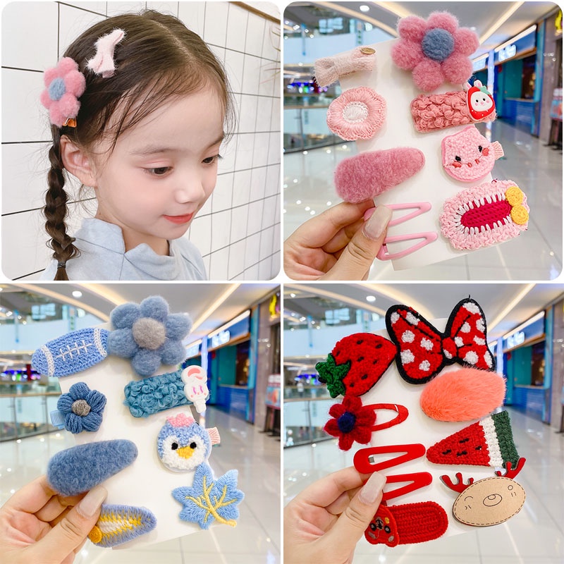 Kẹp tóc hình trái cây dễ thương thời trang cho nữ