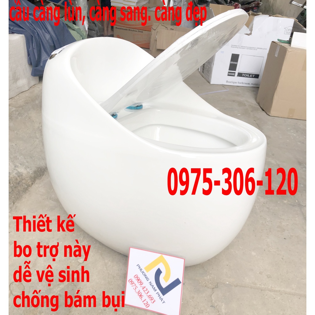 Bồn cầu trứng, bệt trứng, bồn cầu một khối, bệt liền khối 935TNA NA.GRAND