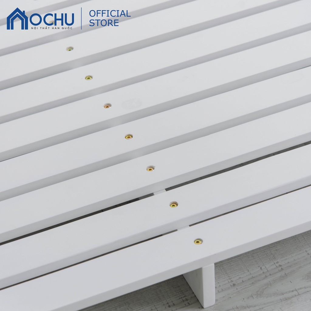 Giường Ngủ Pallet Gỗ Thông OCHU - Pallet Bed - White | BigBuy360 - bigbuy360.vn