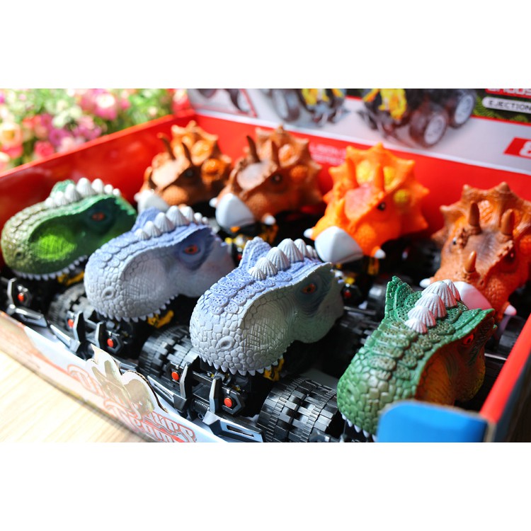 Ô Tô Đầu Khủng Long Elvil - Chạy Pin Phát Tiếng Kêu Cho Bé