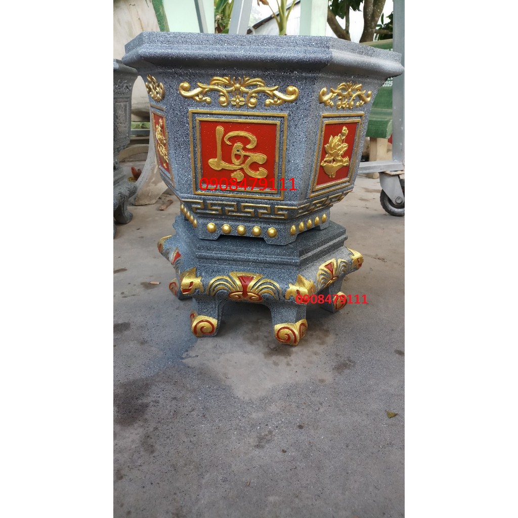 Khuôn Lục Giác 45 cao 35 và chân đôn quỳ cao 23cm ABS