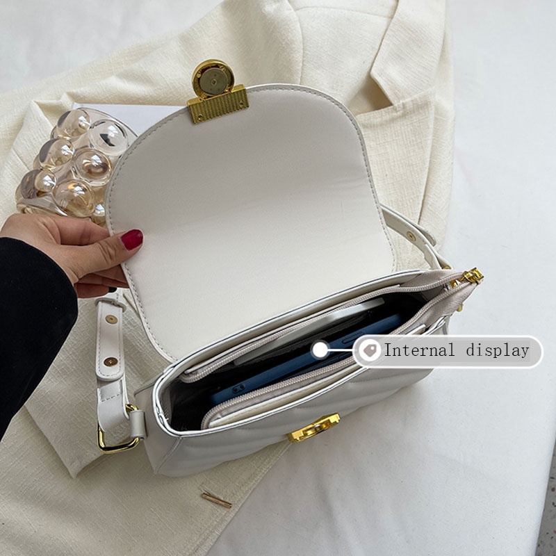 Túi đeo chéo vai IELGY hình vuông cỡ nhỏ phong cách Hàn Quốc thời trang cho nữ