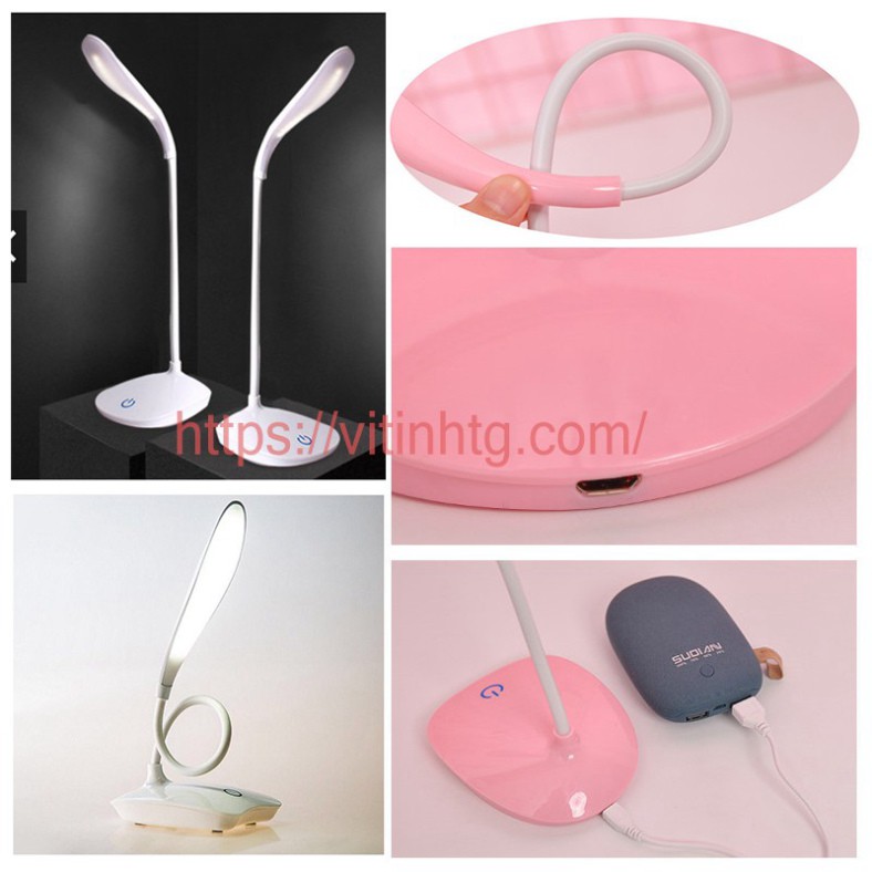 Đèn Led Để Bàn 3 Cấp Độ sáng, đèn sạc, phù hợp đọc sách, cho trẻ học bài