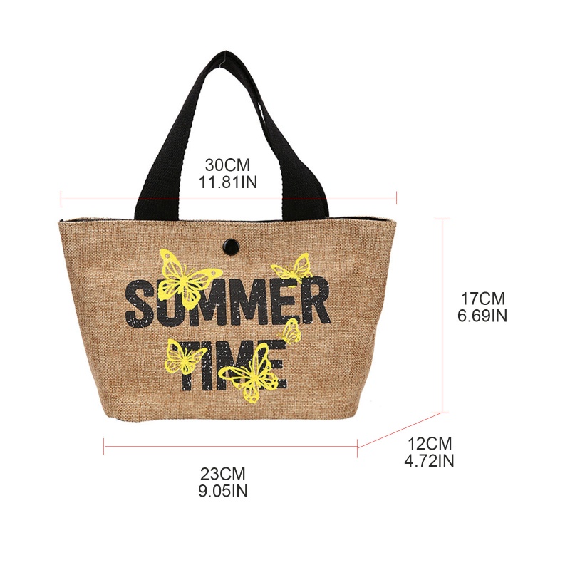 Youyo Túi Xách Đan Rơm Thủ Công In Chữ Đi Biển Thường Ngày Dành Cho Bạn Gái