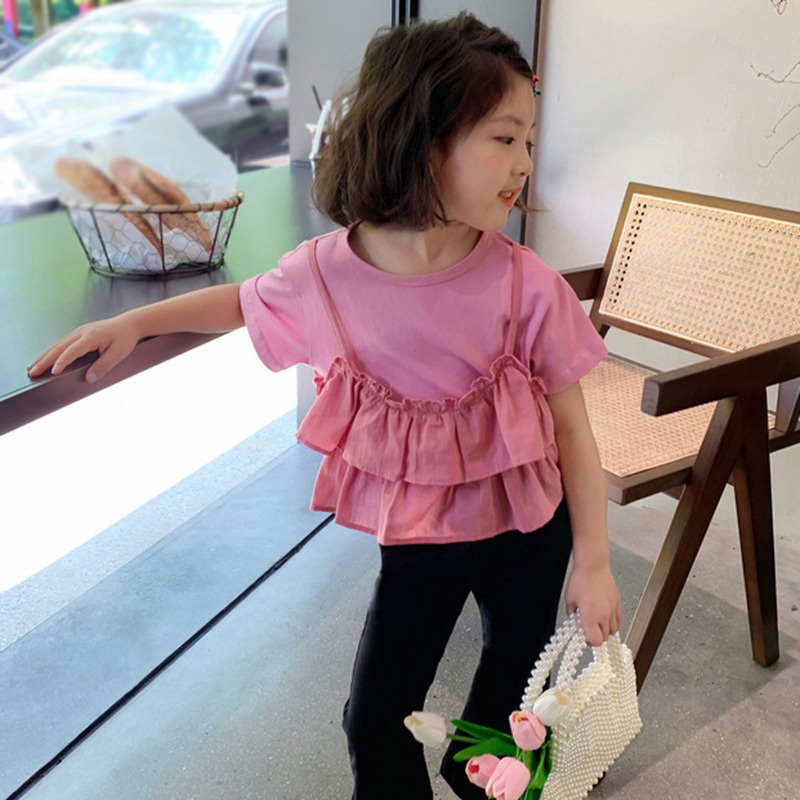 Áo Hai Dây Màu Trơn Thoáng Khí Thân Thiện Với Da Phong Cách Hàn Quốc Thời Trang Mùa Hè Cho Nữ