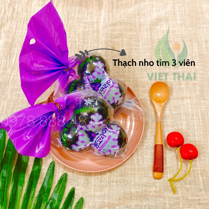 [SIÊU NGON ĐỦ VỊ] Thạch Nho Hàn Quốc - Mềm Mềm Dẻo Dẻo (Việt Thái Organic)