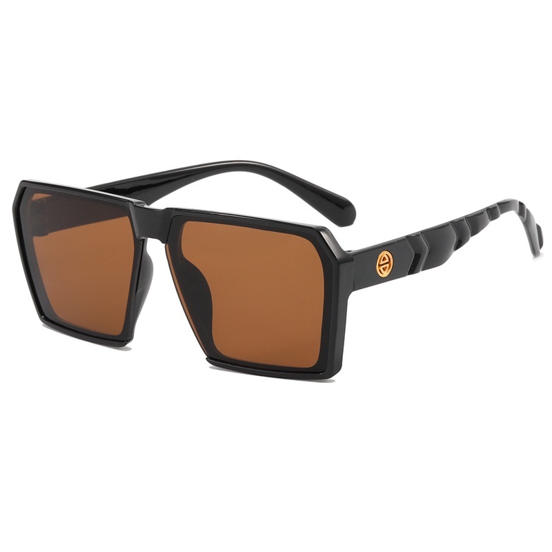 (KIQI-FASHION) COD Kính Mát Gọng Vuông Oversize Chống Tia UV Thiết Kế Đơn Giản Thời Trang Cho Nữ