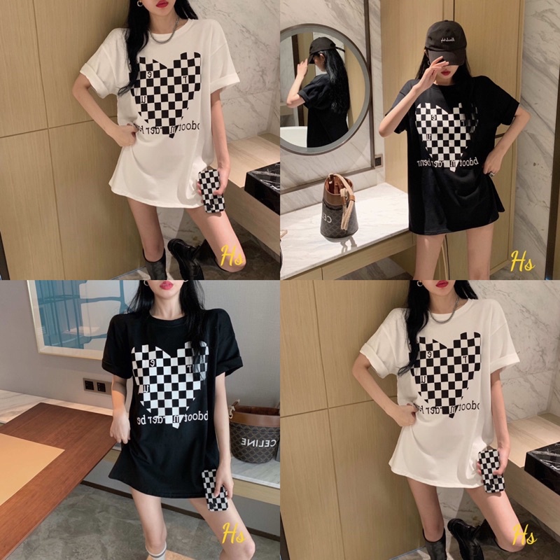 ÁO PHÔNG QC HOA UNISEX- Áo Thun Quảng Châu Loại 1 Freesize Fom Trùm Mông