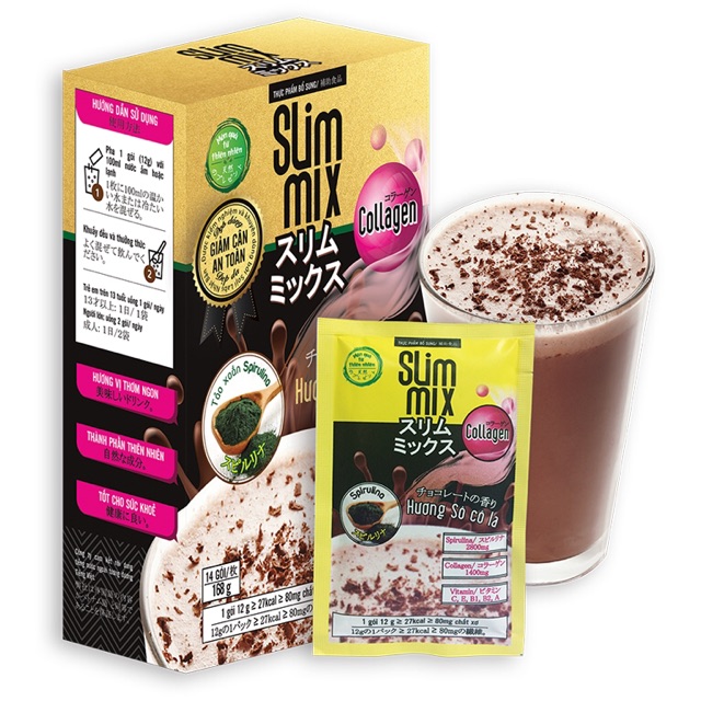 SLIM MIX - Trà - Sữa - Collagen Công Nghệ Nhật Bản | BigBuy360 - bigbuy360.vn