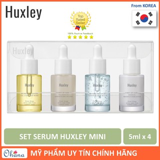 Set 4 Serum Huxley mini (5ml/chai)