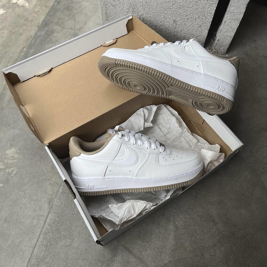 Giày Thời Trang Nike Air Force 1 Low 'White Taupe' Chính Hãng   DR9867-100