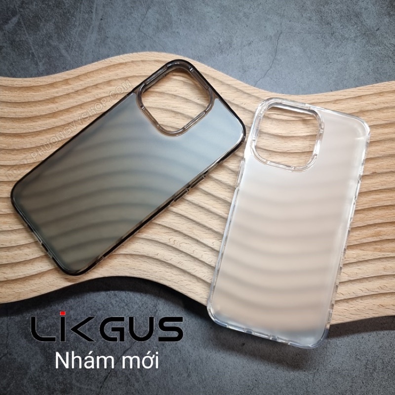 Ốp Likgus lưng cứng nhám iphone 15/ ip15 pro/ ip15 plus/ ip15 promax
