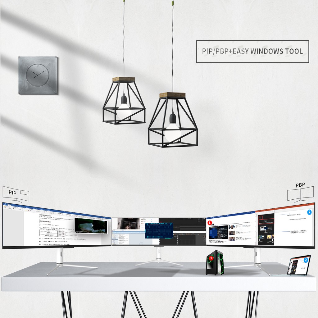 Màn Hình ULTRAWIDE 43 inch 32:9 panel IPS 120hz 1.08 tỷ màu mới 100%