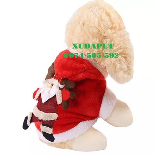 ÁO HÌNH ÔNG GIÀ NOEL ĐÓN GIÁNG SINH CHO PET SIÊU CƯNG XUDAPET – AOG9014