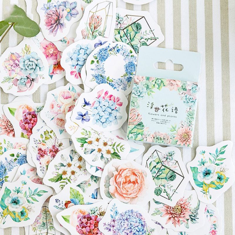 Hộp 46 Miếng Dán Trang Trí Nhật Bản