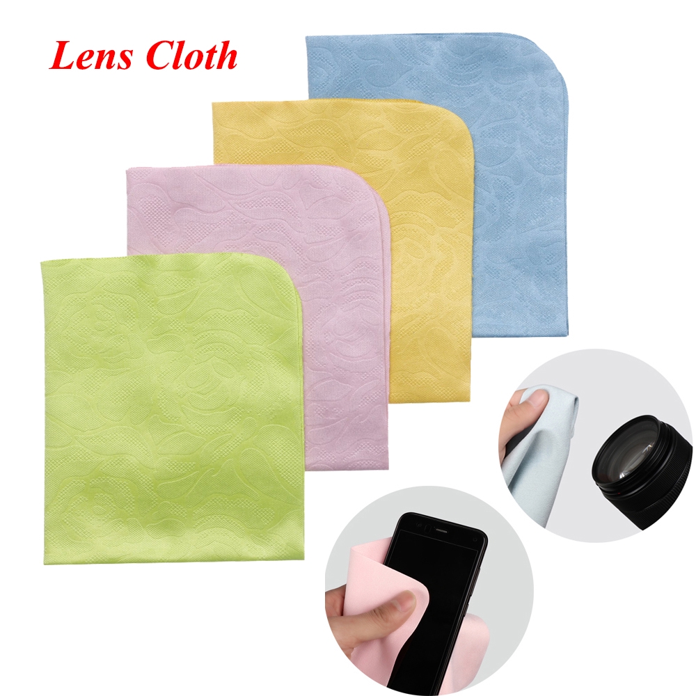 MOILY 1/2/3/4 Pcs Random Color Multi-color High quality Camera Screen Phone Glasses Cleaning Cloth