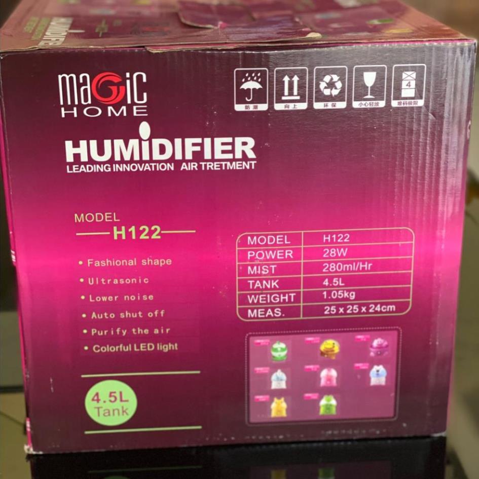 Máy Phun Sương Tạo Ẩm Con Ếch Xanh HUMIDIFIER H122