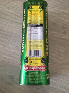 dầu oliu extra vingin 5 lít