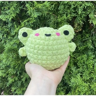 [Crochet] Gấu bông con ếch handmade